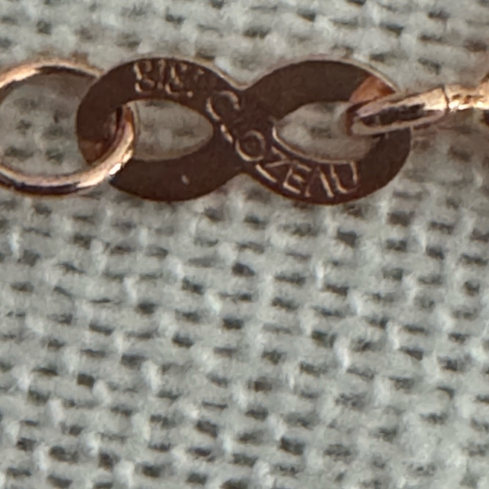 14k Rose Gold Gigi Clozeau Necklace and Cat Charm 😻 - Picture 3 of 9